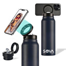 Sova Hydro Vannflaske med Magnetisk Telefonholder 700ml