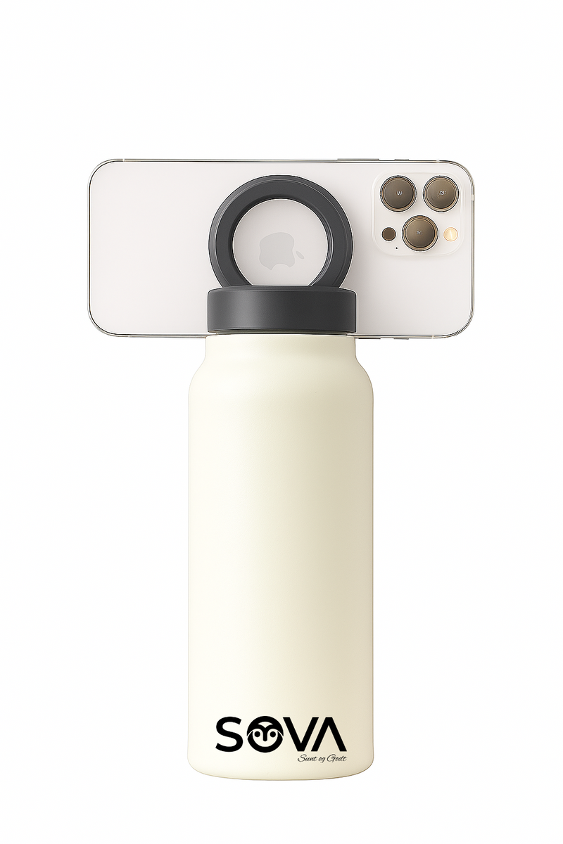 Sova Hydro Vannflaske med Magnetisk Telefonholder 700ml