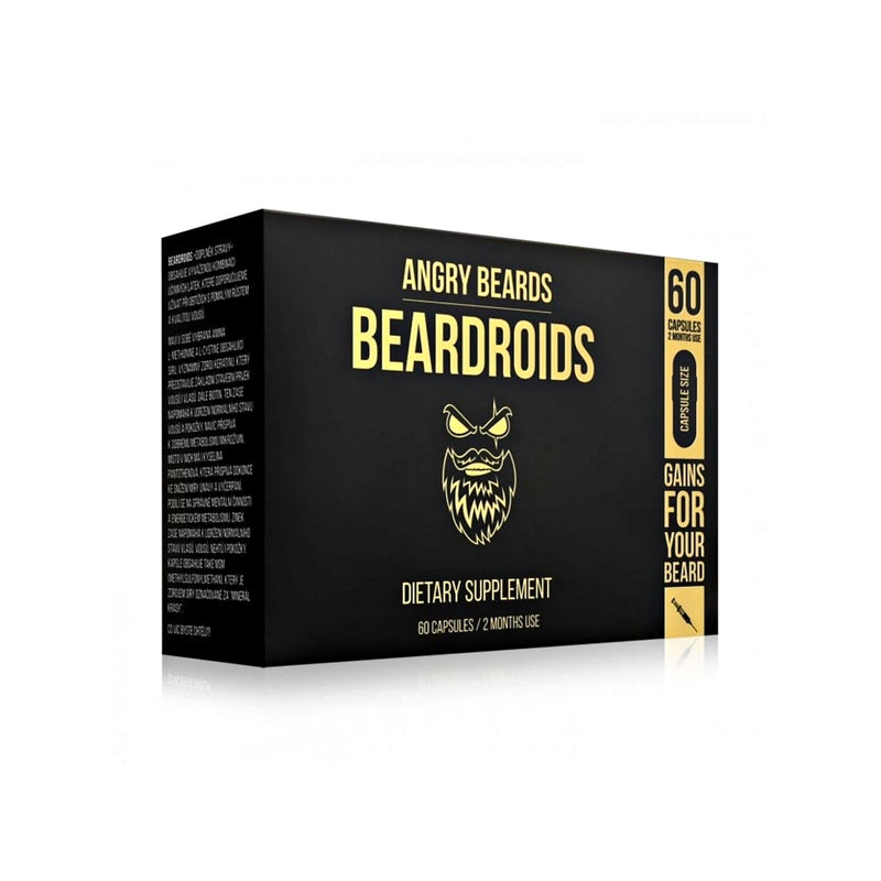 Angry Beards BeardRoids Vitaminer for Skjeggvekst